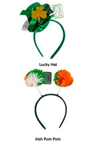 5401 - REVERSIBLE St. Patrick's Day Headbands (Various Prints) – Bend