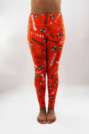 4209 - The Bend Perfect Pocket Legging - Cleveland Print