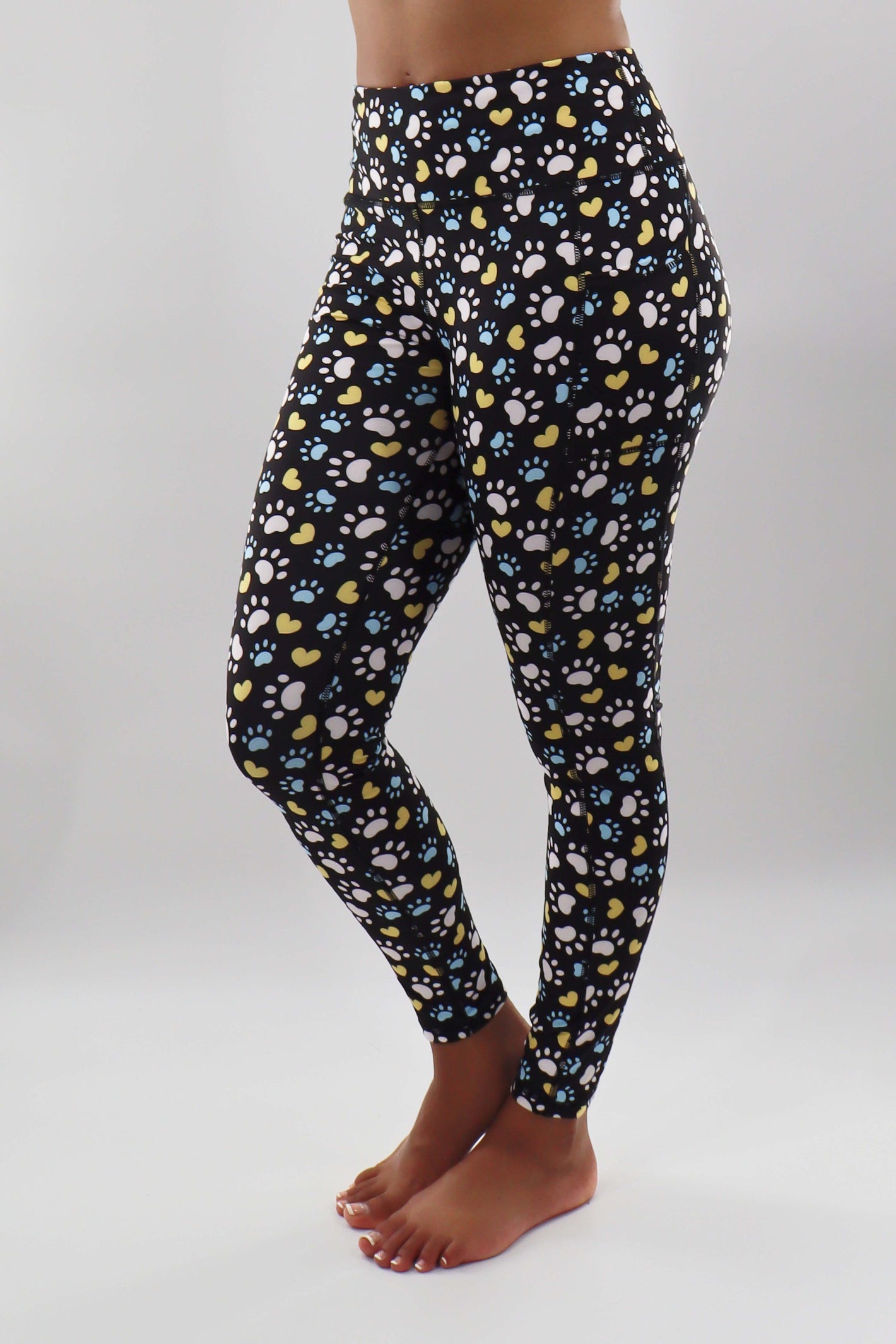 3318 - The Bend "Paws on our hearts" Perfect Pocket Legging