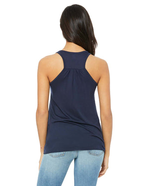 ETSU Gathered Back Bliss Tank - Heather Navy