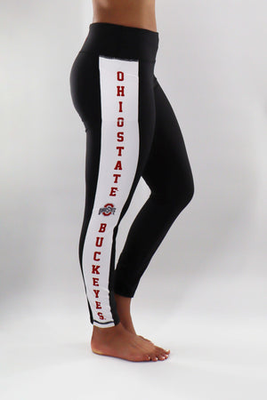 2010 - The Ohio State Buckeyes Cell Phone Pocket Legging - Black