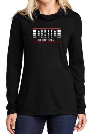 2100 - Ohio Heart of It All Hoodie - Black