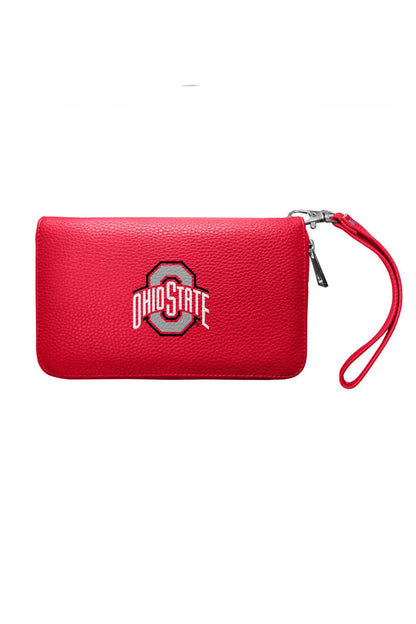 1106 - Ohio State Buckeyes Pebble Organizer Wristlet