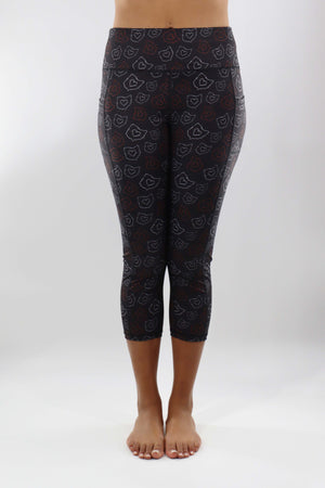 Ohio Love Print Capri