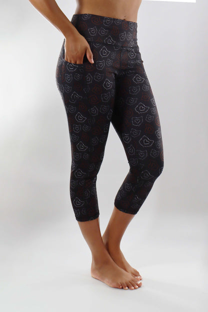 Ohio Love Print Capri