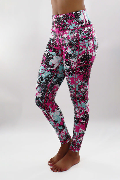 3203 - The Bend Perfect Pocket Paint Splatter Legging