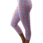 3112 - "When Pigs Fly" Perfect Pocket Capri - Blue & Pink Print