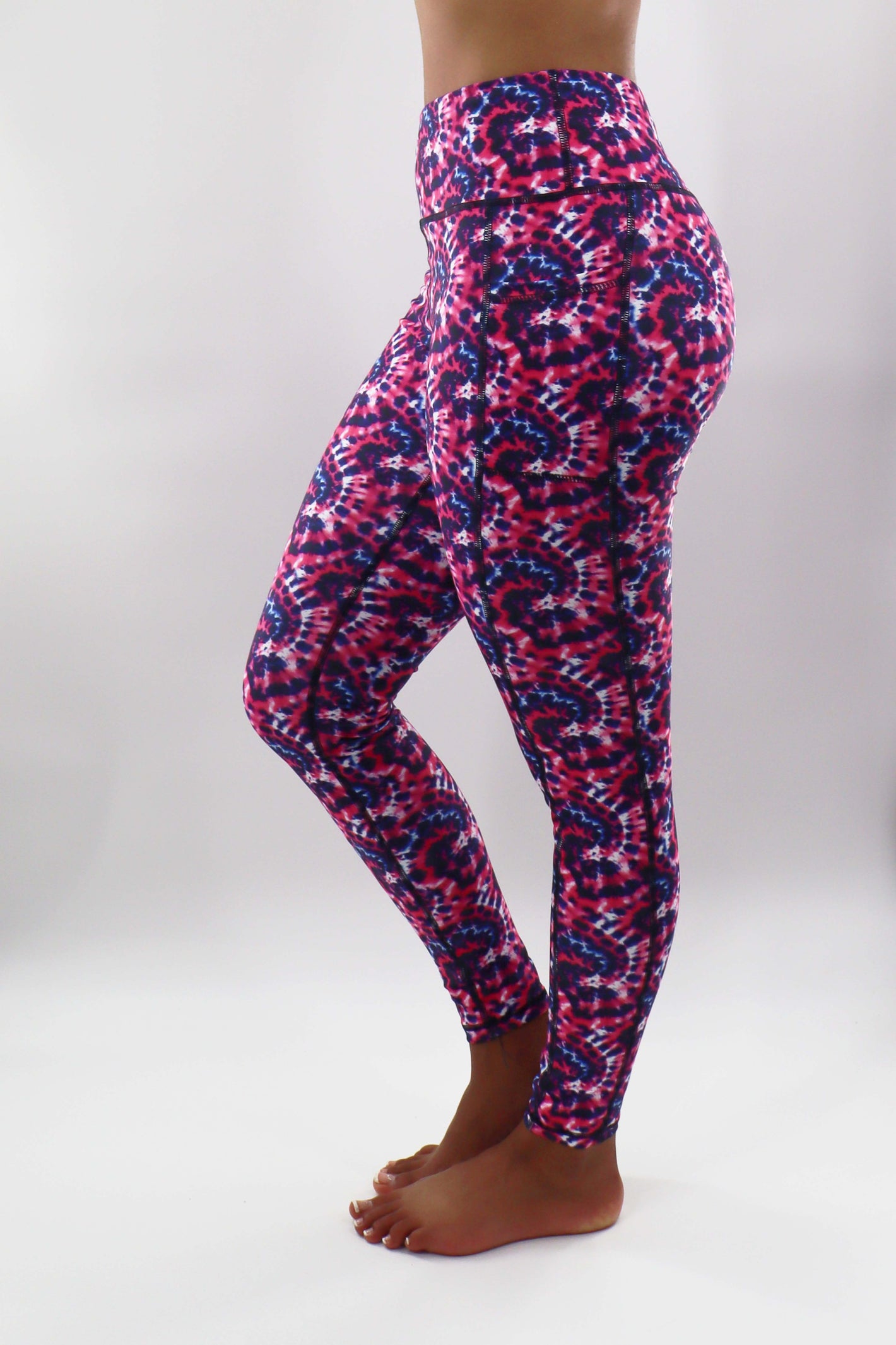 3316 - The Bend Perfect Pocket Legging - Tie Dye Print