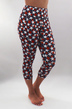 5307 - The "RWB Stars" Perfect Pocket Capri