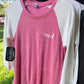 3117 - “Susan G Komen” Womens Baseball Tee/ Vintage Pink & Vintage White