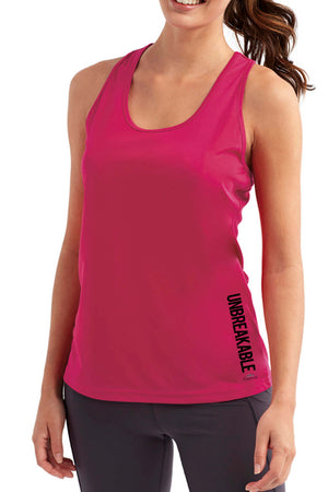 4311 - The Bend "Unbreakable" Keyhole Tank - Pink