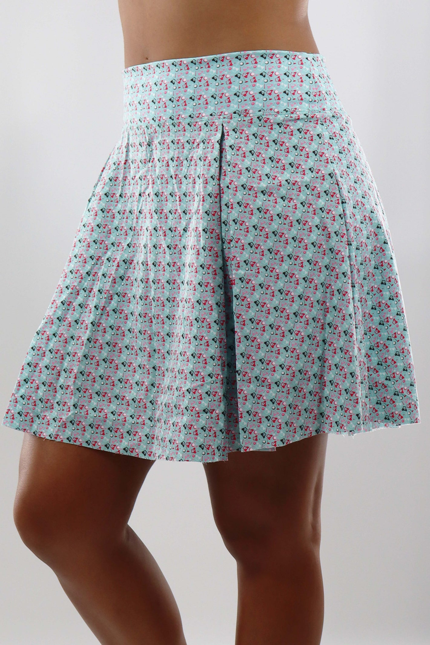 4415 - The  "Golf ParTee" Swift Motion Skort - Teal